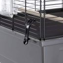 Ferplast (Ферпласт) Cage Piano 6 Black клетка для канареек и других мелких экзотических птиц, 87x46,5x70 см (черный металл)