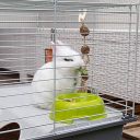 Ferplast (Ферпласт) Cage Rabbit 100 Gray клетка для кролика в индивидуальной упаковке, 95x57x46 см (серый металл)