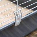 Ferplast (Ферпласт) Cage Rabbit 100 Gray клетка для кролика в индивидуальной упаковке, 95x57x46 см (серый металл)