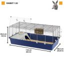 Ferplast (Ферпласт) Cage Rabbit 120 клетка для кролика в индивидуальной упаковке, 95x57x46 см