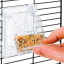 Ferplast (Ферпласт) Cage Rekord 4 White клетка для канареек и других мелких экзотических птиц, 60x32,5x57,5 см (белый металл)