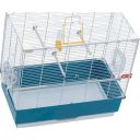 Ferplast (Ферпласт) Cage Rekord 4 White клетка для канареек и других мелких экзотических птиц, 60x32,5x57,5 см (белый металл)