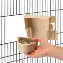 Ferplast (Ферпласт) Cage Viola Black W/O Stand клетка для волнистых попугаев и австралийских попугаев корелла, 59x33x80 см (черный метал)