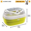 Ferplast (Ферпласт) Carrier Aladino Large переноска для мелких животных, 36x26x23 см