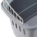 Ferplast (Ферпласт) Carrier Atlas Bike 20 Rapid переноска на велосипед для мелких собак до 7 кг, 47x35,5x34,5 см (серый)