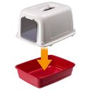 Ferplast (Ферпласт) Clear Cat 10 закрытый туалет для кошек (47x36x35 см)