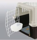 Ferplast (Ферпласт) Clip Drinker подвесная кормушка-поилка для переноски для кошек и собак (белый)