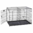 Ferplast (Ферпласт) Dog-Inn 105 складная клетка для крупных собак до 40 кг, 108,5x72,7x76,8 см (черный)