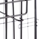 Ferplast (Ферпласт) Dog-Inn 75 складана клітка для середніх собак до 12 кг, 77,4x48,5x54,6 см (чорний)