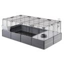 Ferplast (Ферпласт) Cage Multipla Maxi Black модульная клетка для средних грызунов, 142,5x72x50 см (черный металл)