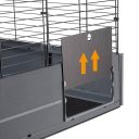 Ferplast (Ферпласт) Cage Multipla Maxi Black модульная клетка для средних грызунов, 142,5x72x50 см (черный металл)