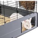 Ferplast (Ферпласт) Cage Multipla Maxi Black модульная клетка для средних грызунов, 142,5x72x50 см (черный металл)