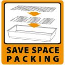 Ferplast (Ферпласт) Cage Palladio 4 Black клетка для канареек и других мелких экзотических птиц, 59x33x69 см (черный металл)