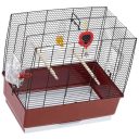 Ferplast (Ферпласт) Cage Rekord 3 Black клетка для канареек и небольших экзотических птиц, 49х30х48,5 см (черный металл)