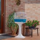 Ferplast (Ферпласт) Cage Rekord 3 White клетка для канареек и небольших экзотических птиц, 49х30х48,5 см (белый металл)