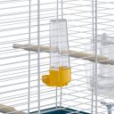 Ferplast (Ферпласт) Cage Rekord 3 White клетка для канареек и небольших экзотических птиц, 49х30х48,5 см (белый металл)