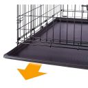 Ferplast (Ферпласт) Dog-Inn 90 складная клетка для средних собак до 20 кг, 92,7x58,1x62,5 см (черный)