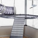 Ferplast (Ферпласт) Cage Furat Extra Large клетка для хорьков, 80x75x86,5 см (серый металл)