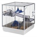 Ferplast (Ферпласт) Cage Furat Extra Large клетка для хорьков, 80x75x86,5 см (серый металл)