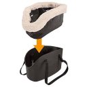 Ferplast (Ферпласт) With-Me Bag Winter Black сумка-переноска с чехлом для кошек и собак мелких пород, 21,5x43,5x27 cm (черный)