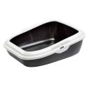 Ferplast (Ферпласт) Moderna туалет для кошек с фиксаторами для гигиенических пакетов (47x36x5,5 см)