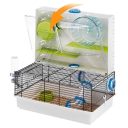 Ferplast (Ферпласт) Cage Olimpia Black клетка для хомяка с игровыми туннелями, 46x29,5x54 см (черный металл)