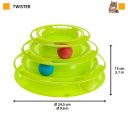 Ferplast (Ферпласт) Twister интерактивная игрушка для кошек, ? 24,5х13 см