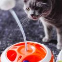 Ferplast (Ферпласт) Vertigo Carousel игрушка карусель с мячом на пружине для кошек, ? 24x36,5 см