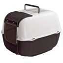 Ferplast (Ферпласт) Prima Cabrio закрытый туалет для кошек с открывающимся люком (45,5x55,5x22 см)