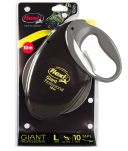 Flexi Giant Profession Neon L - повідець-рулетка для собак вагою до 50 кг, стрічка, 10 м