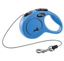 Flexi New Classic XS - повідець-рулетка для котів та собак до 8 кг, трос, 3 м