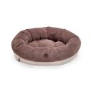 Harley & Cho (Харли энд Чо) Bagel Brown овальный лежак для кошек и собак (коричневый)