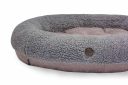 Harley & Cho (Харли энд Чо) Bagel Fur Gray овальный лежак для кошек и собак (серый)