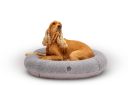 Harley & Cho (Харли энд Чо) Bagel Fur Gray овальный лежак для кошек и собак (серый)