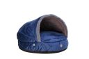 Harley & Cho (Харли энд Чо) Cover Plush Royal Blue лежак-норка для собак и кошек (синий)