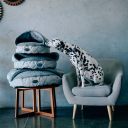 Harley & Cho (Харли энд Чо) Cover Silver - Лежак-норка для собак и кошек (серый)