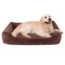 Harley & Cho (Харли энд Чо) Dreamer Brown Velvet лежак для кошек и собак (коричневый)
