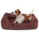 Harley & Cho (Харли энд Чо) Dreamer Brown Velvet лежак для кошек и собак (коричневый)