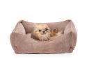 Harley & Cho (Харли энд Чо) Dreamer Cacao Velvet лежак для кошек и собак (бежевый)