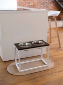 Harley & Cho (Харли энд Чо) Коврик под миски (бежевый)