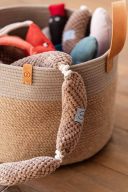 Harley & Cho (Харли энд Чо) корзина для хранения игрушек Linen (серый)