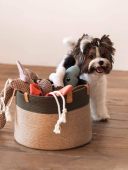 Harley & Cho (Харли энд Чо) корзина для хранения игрушек Olive (оливковый)