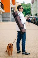 Harley & Cho (Харли энд Чо) Travel roll up mat Brown коврик для собак (коричневый)