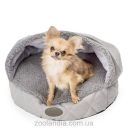 Harley & Cho (Харли энд Чо) Cover Silver - Лежак-норка для собак и кошек (серый)