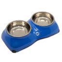 Kika (Кика) 4-Paw миска двойная для кошек и собак, S, 2*200 мл