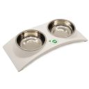 Kika (Кика) Rainbow двойная миска для собак, L, 2*800 мл