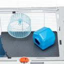 Ferplast (Ферпласт) Cage Criceti 15 White клітка для хом'яка з дахом, що відкривається, 78x48x39 см (білий метал)