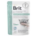 Brit (Брит) VetDiet Urinary and Stress Relief - Корм влажный для кошек с индейкой