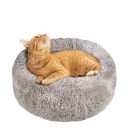 Red Point (Рэд Поинт) Donut - Лежак со съемной подушкой для собак мелких пород и котов (серый)