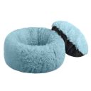 Red Point (Рэд Поинт) Donut - Лежак со съемной подушкой для собак мелких пород и котов (голубой)